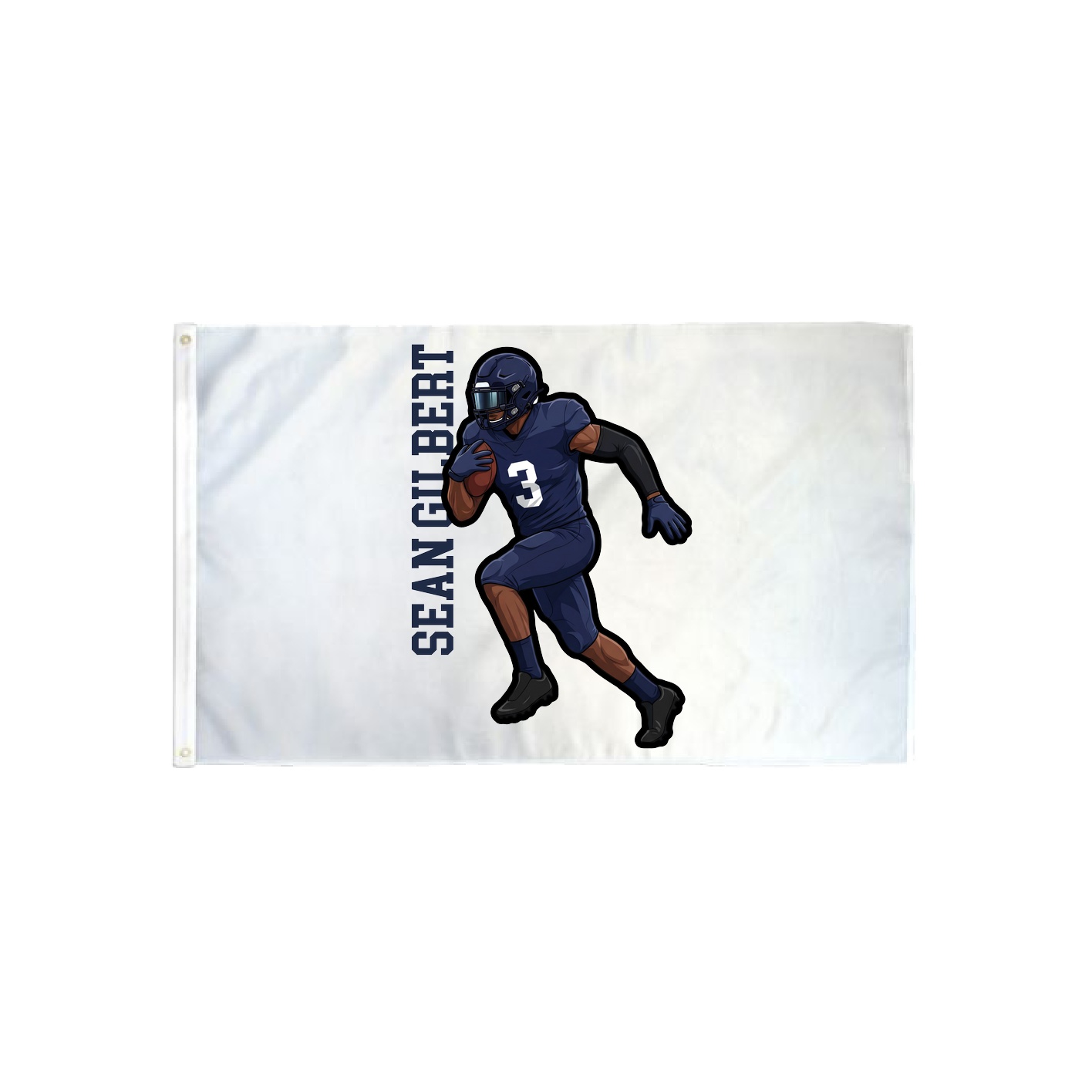 3x5 Flag — Name Vertical in Classic