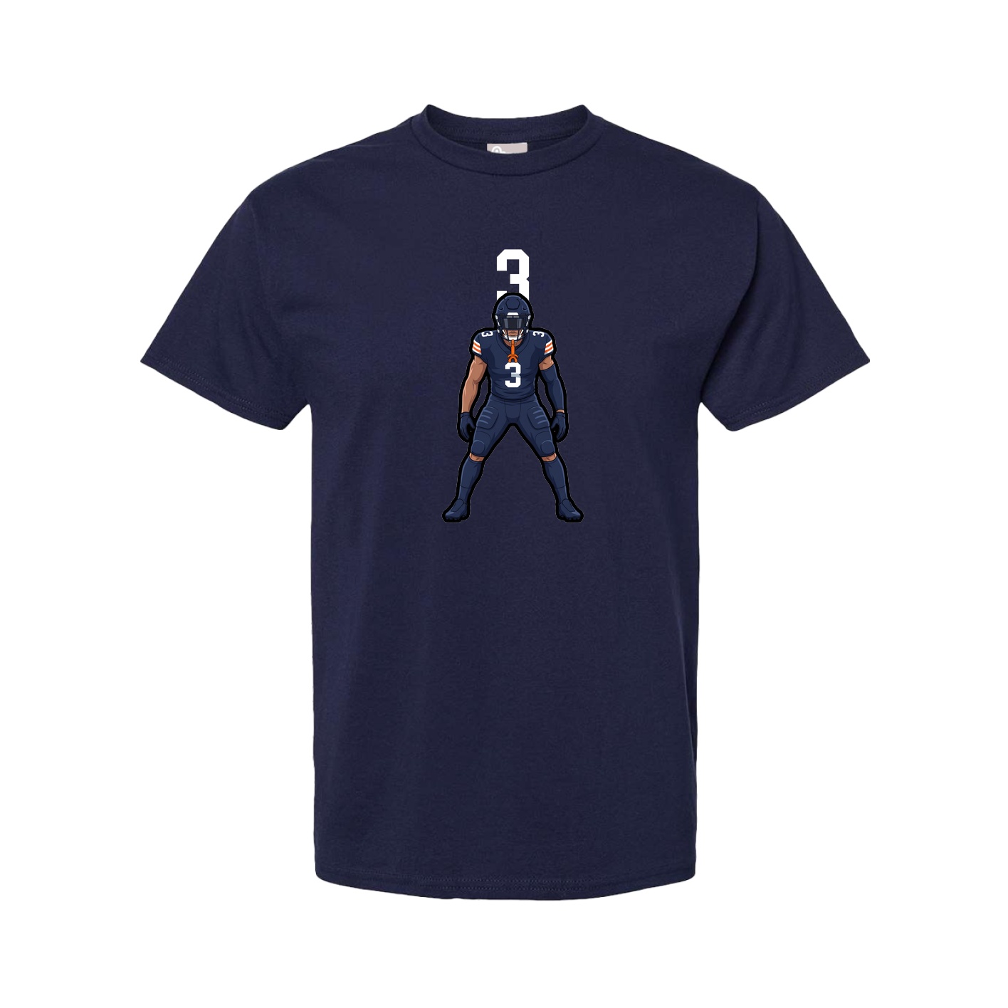 Tee — Number Top in Navy