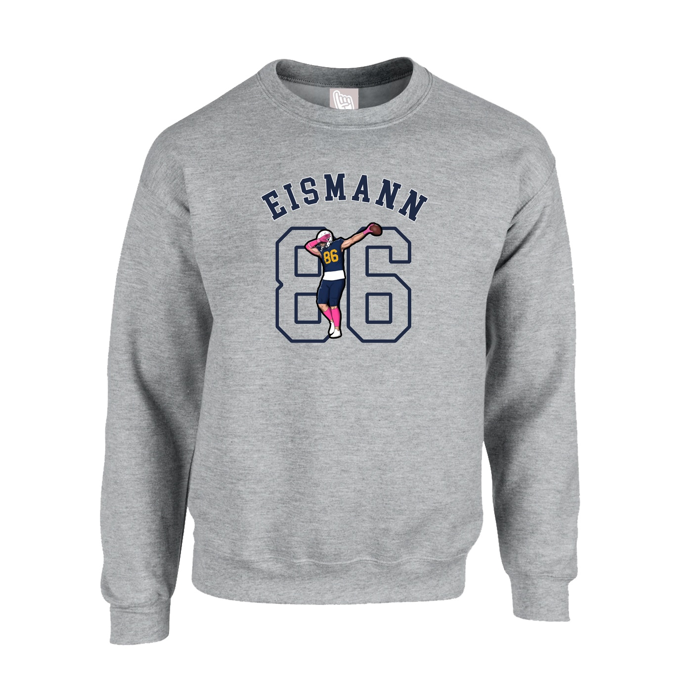 Fleece Crew — Shirsey Arch in Grey