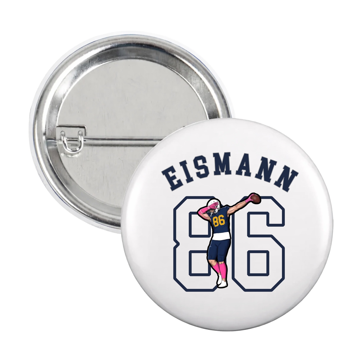 Game Day Button — Shirsey Arch in White