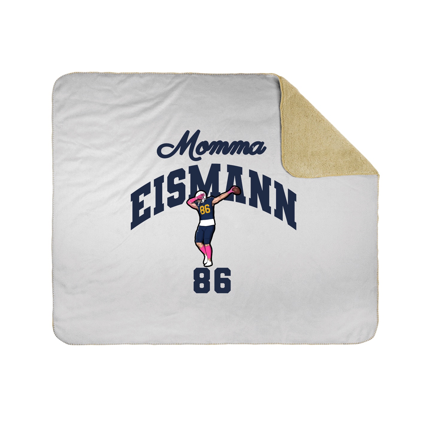 Throw Blanket — Mothers Day Arch in White