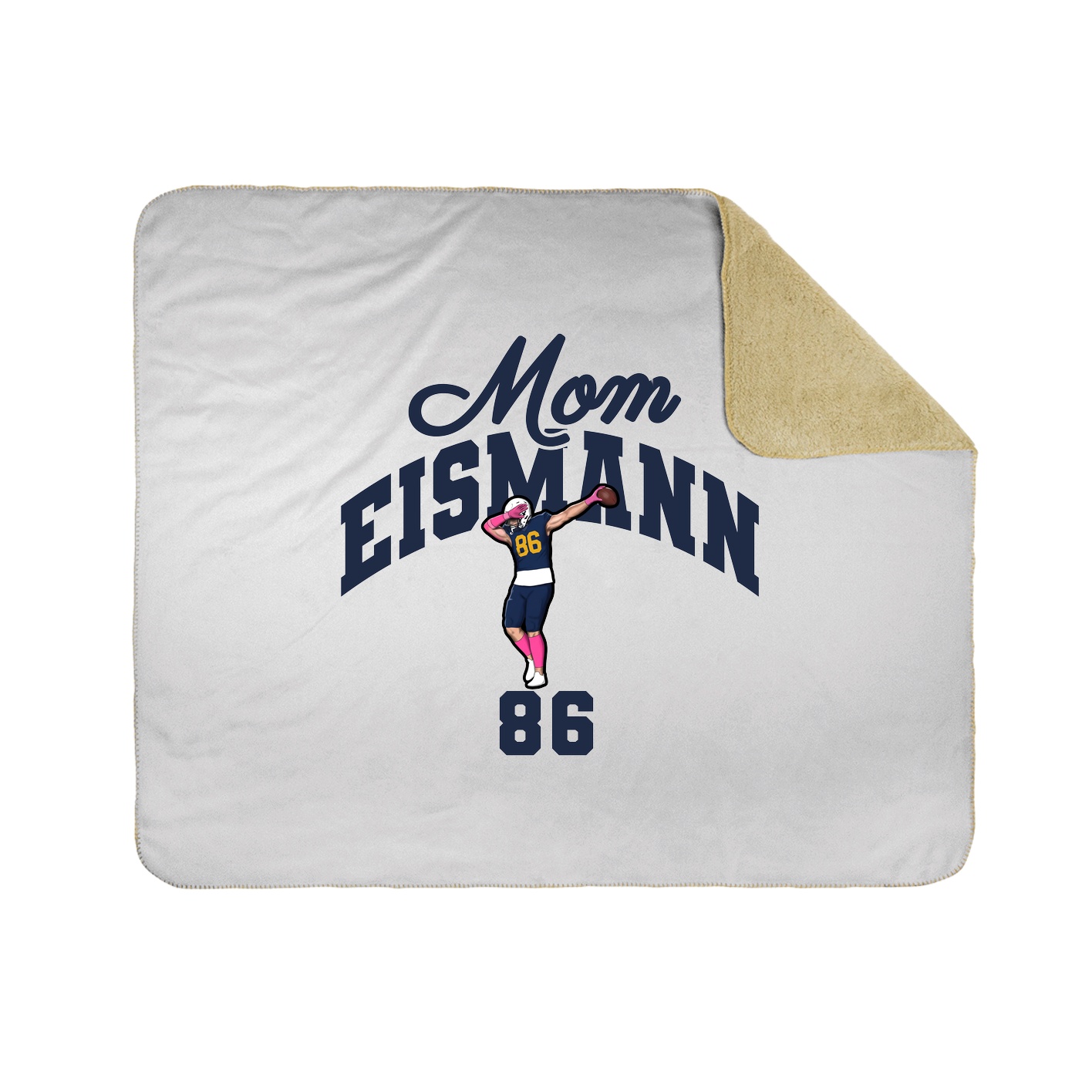 Throw Blanket — Mothers Day Arch in White