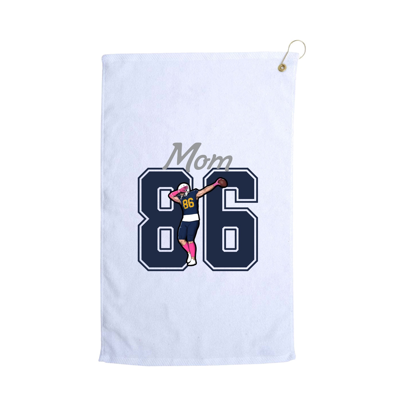 Golf Towel — Mothers Day Shirsey in White