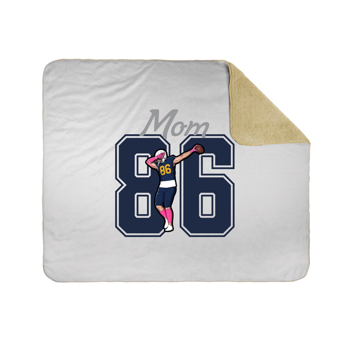 Throw Blanket — Mothers Day Shirsey in White