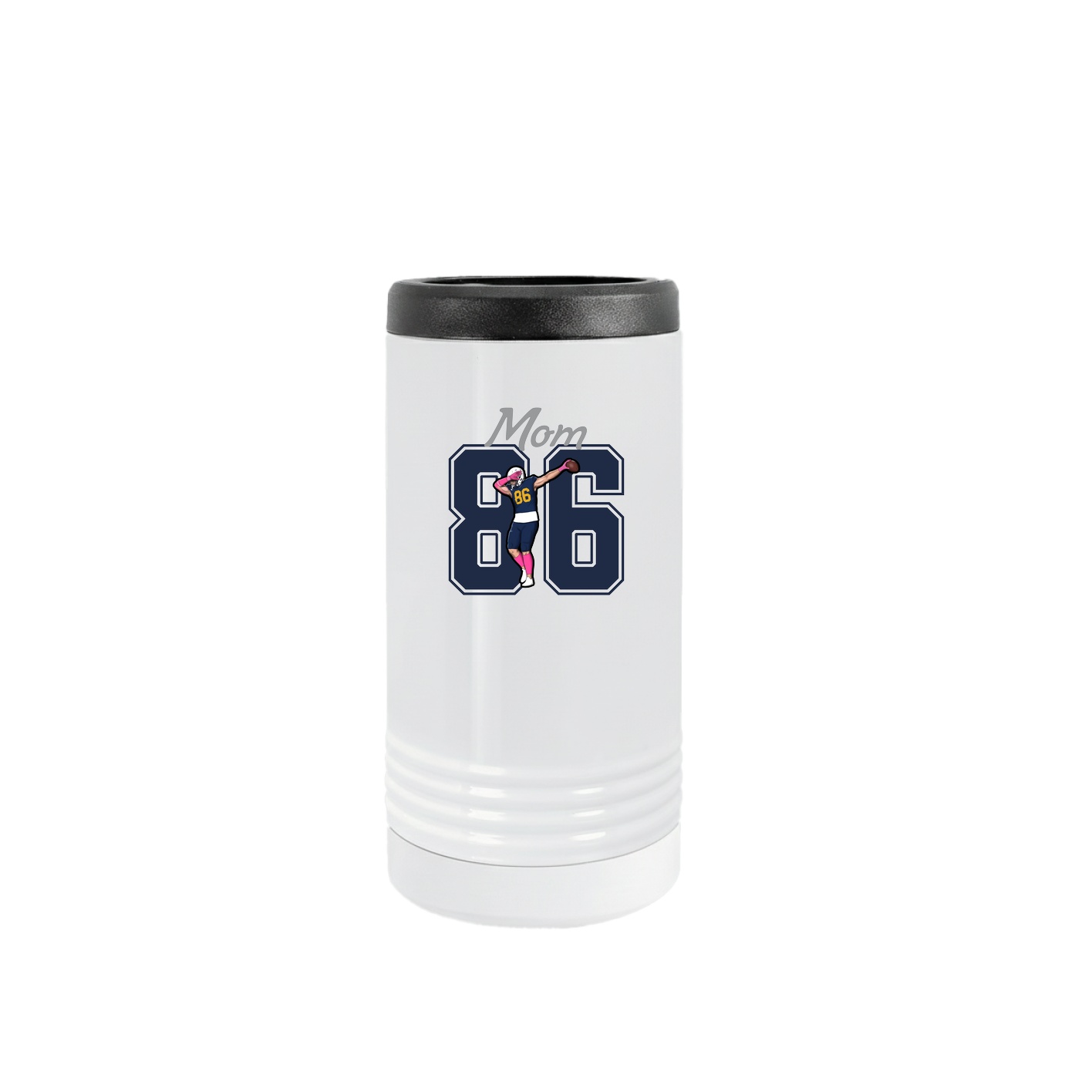 Slim Beverage Holder — Mothers Day Shirsey in White