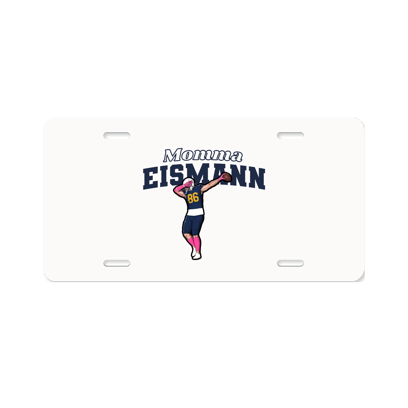 License Plate — Mothers Day Block in Classic