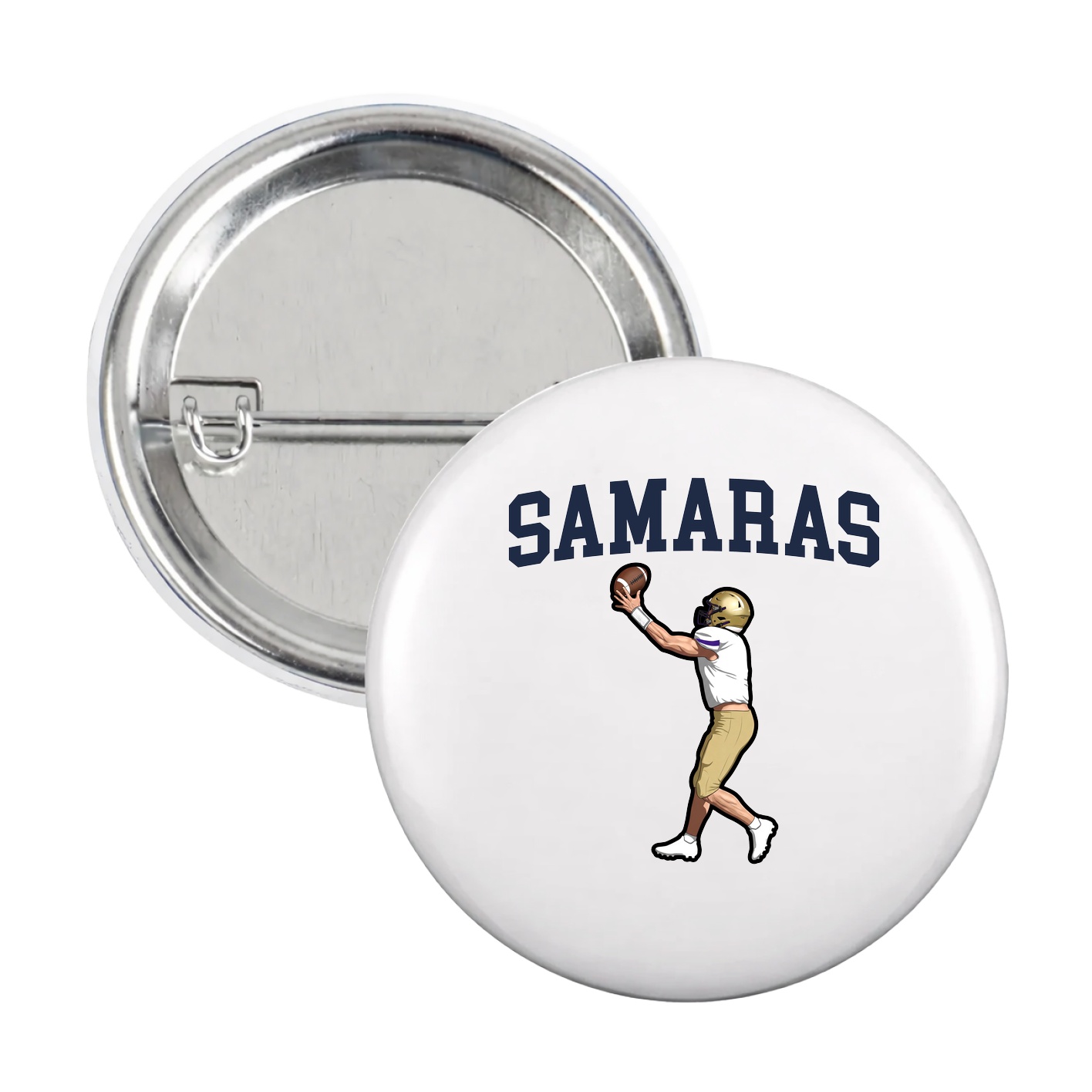 Game Day Button — Shirsey in White