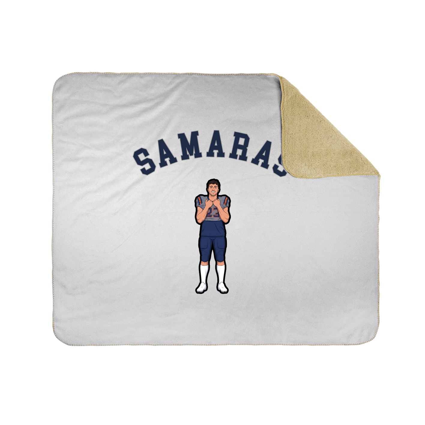 Throw Blanket — Shirsey Arch in White