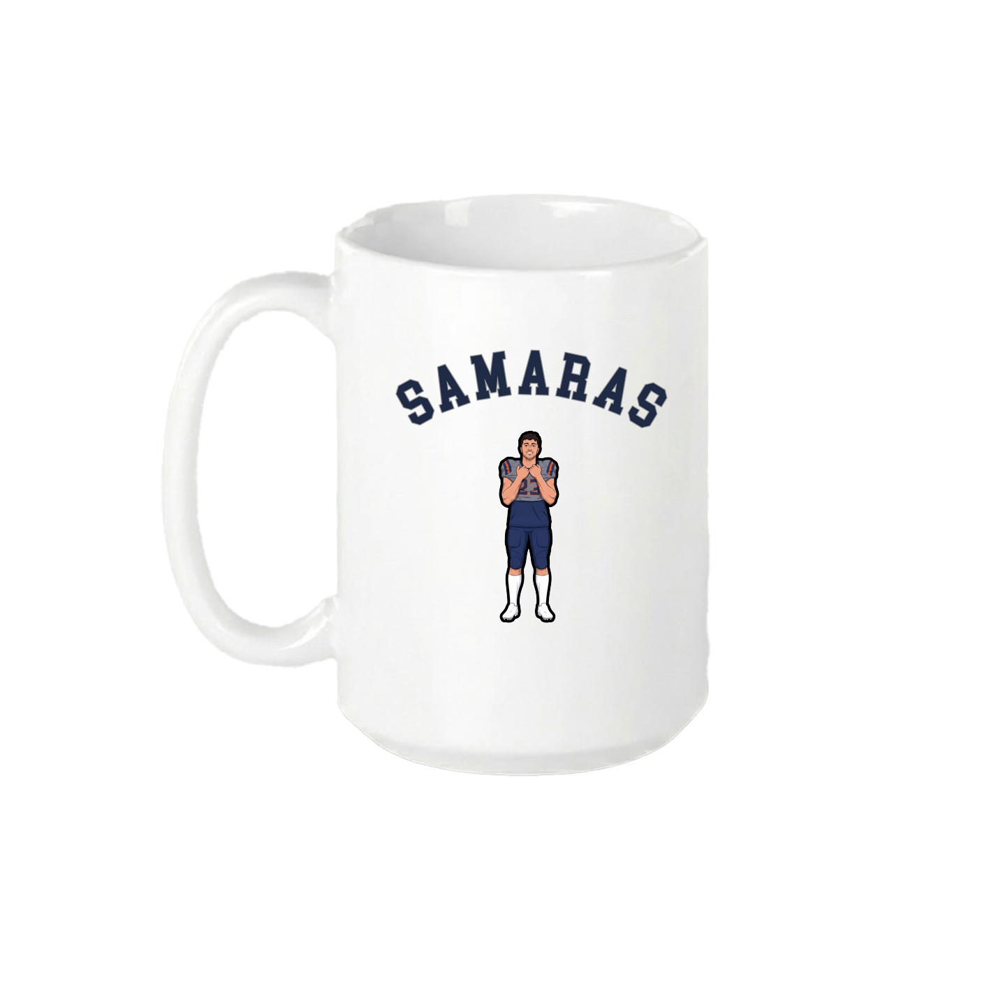 15oz Coffee Mug — Shirsey Arch in White