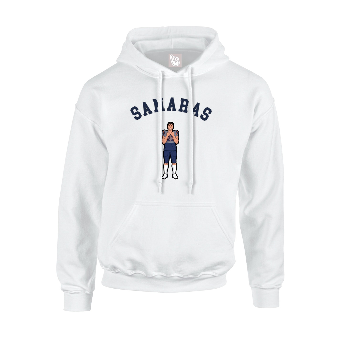Hoodie — Shirsey Arch in White