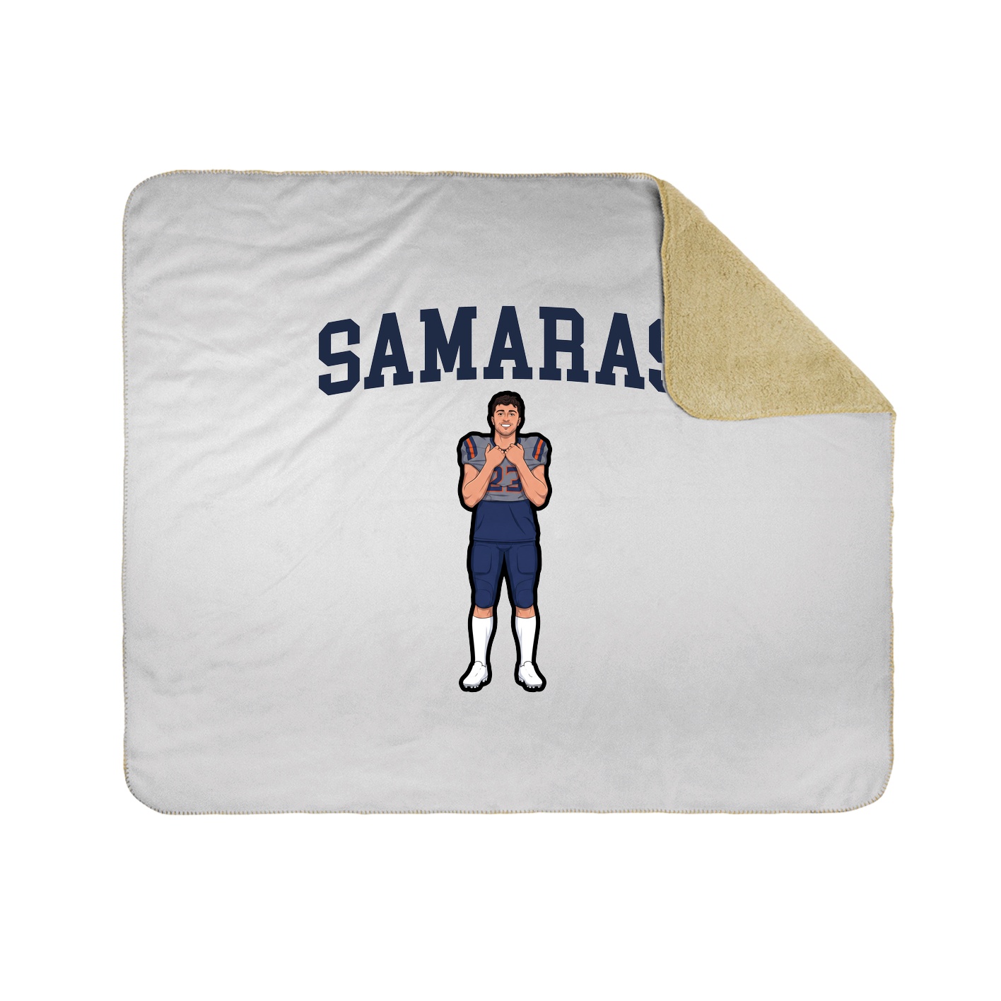 Throw Blanket — Shirsey in White