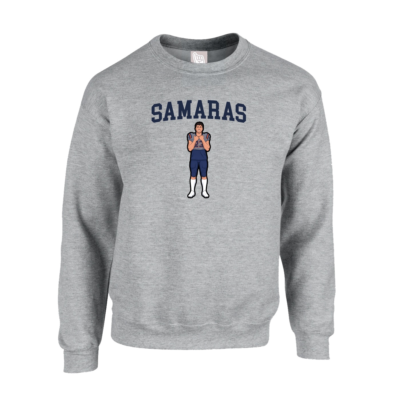 Fleece Crew — Shirsey in Grey