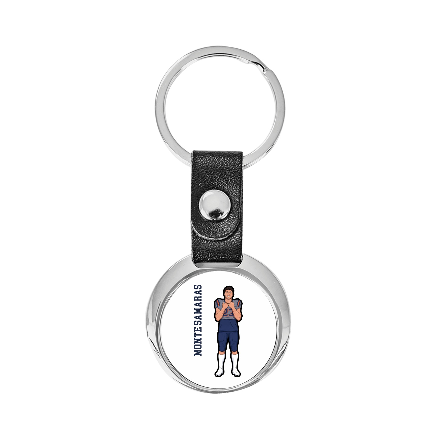 Key Chain — Name Vertical in Classic