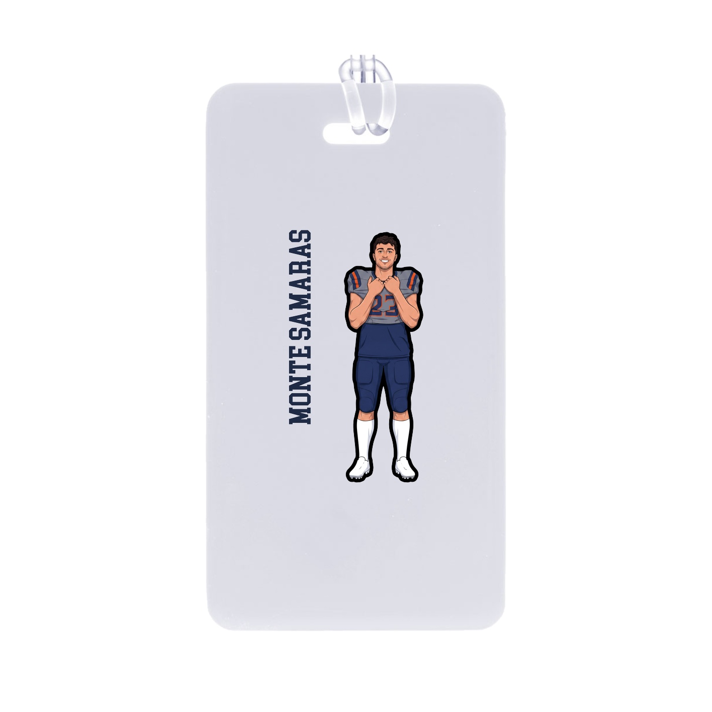 Bag Tag — Name Vertical in Classic