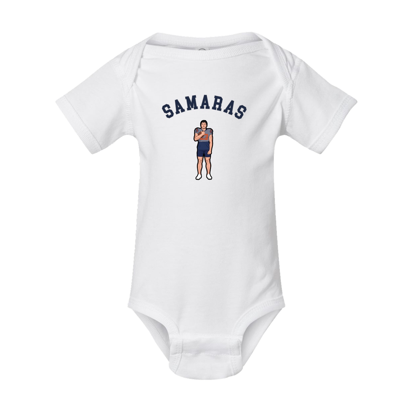 Baby Onesie — Shirsey Arch in White