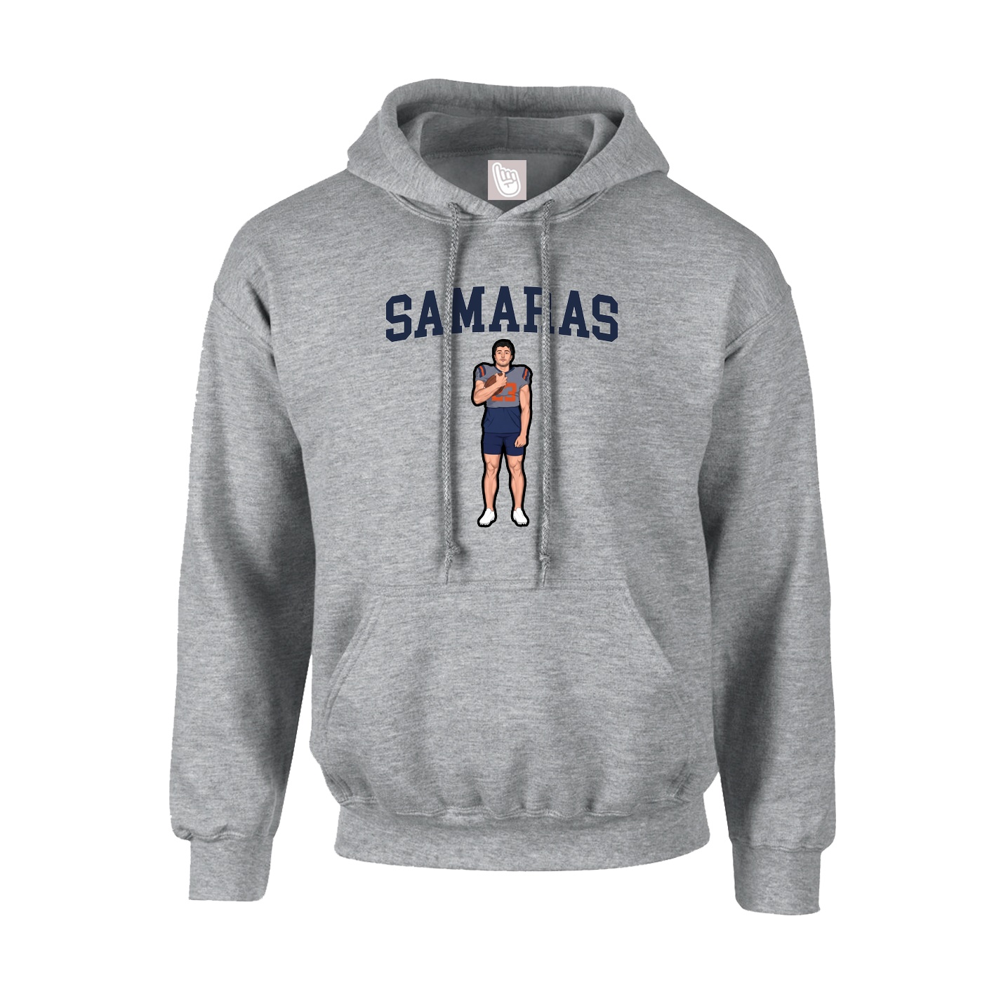 Hoodie — Shirsey in Grey