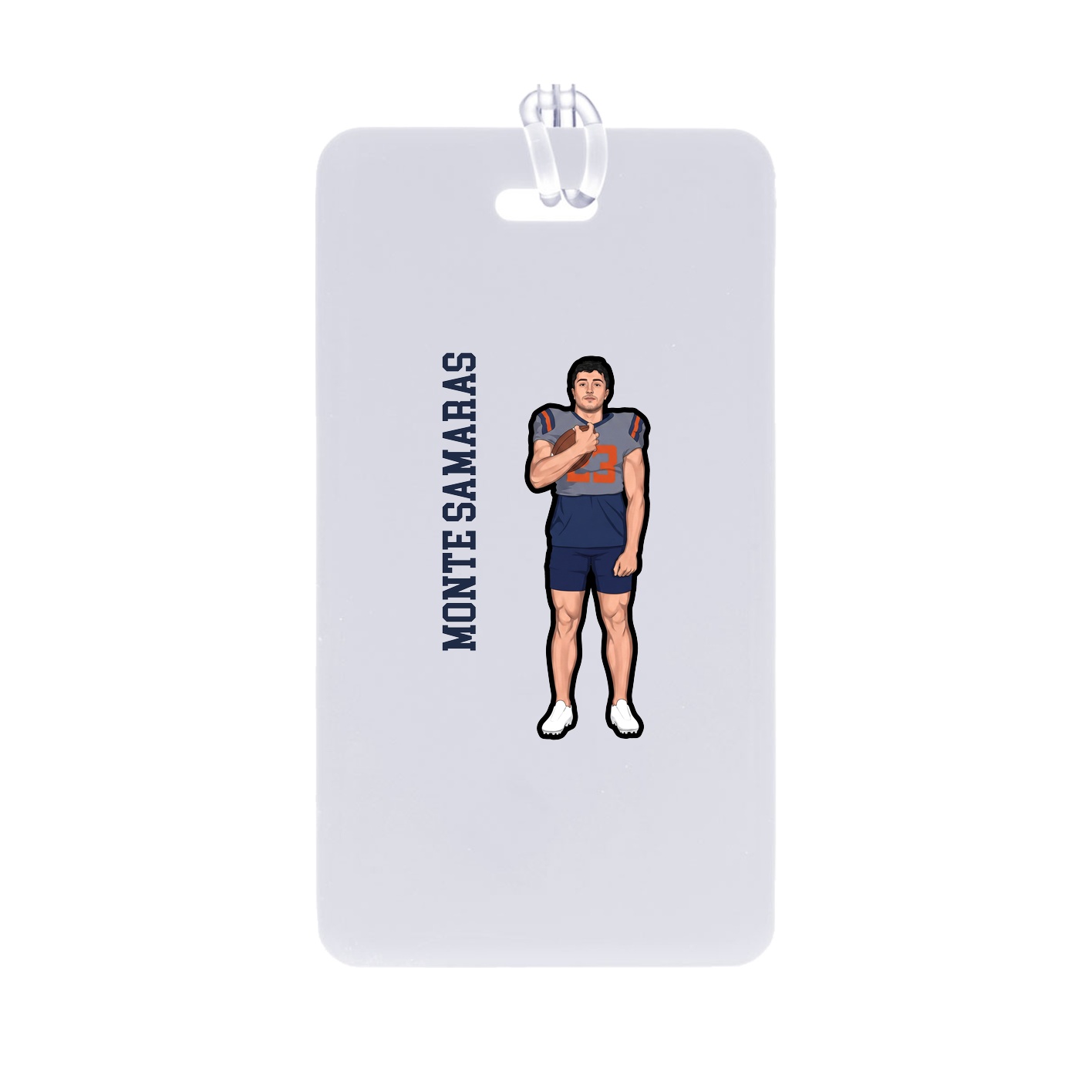Bag Tag — Name Vertical in Classic