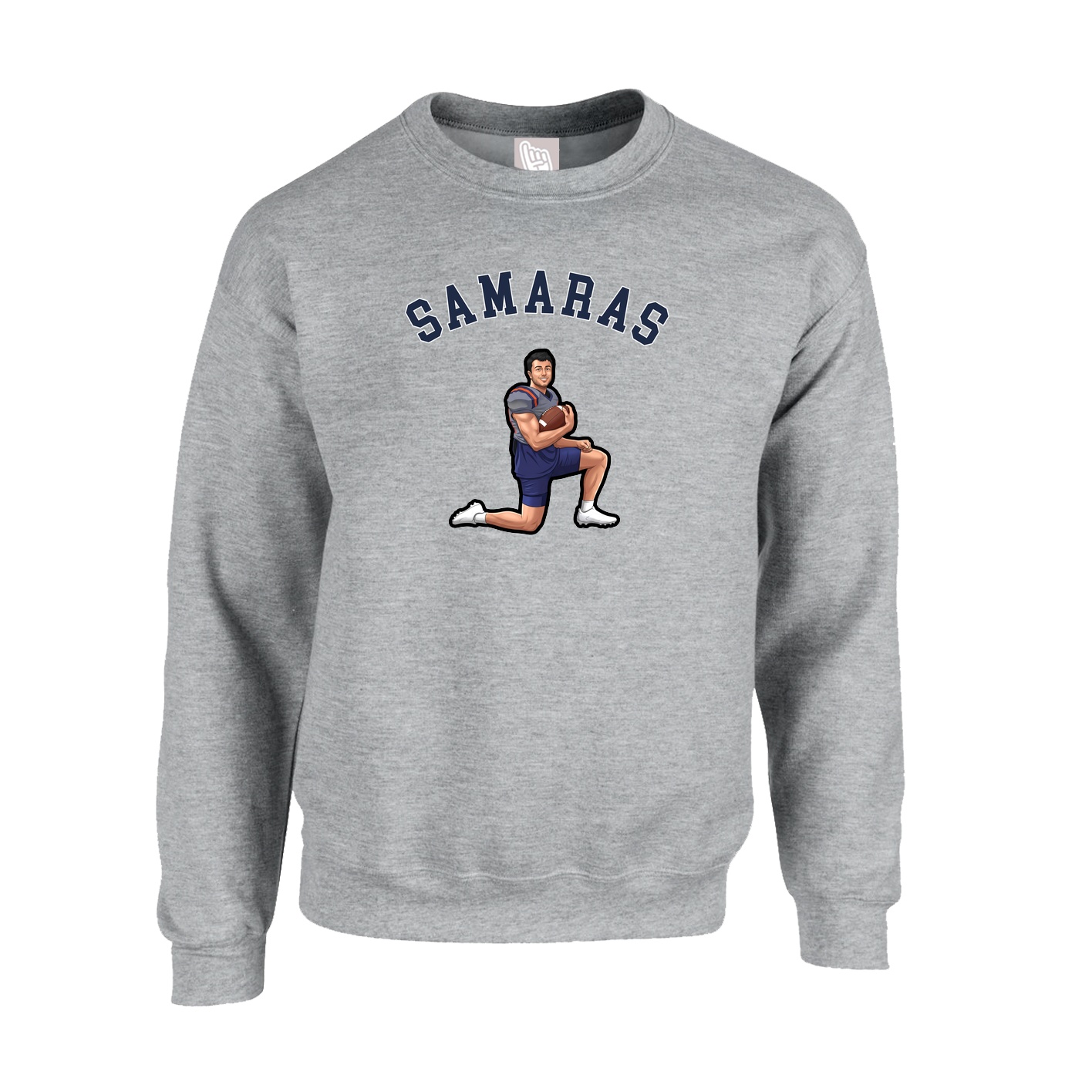 Fleece Crew — Shirsey Arch in Grey