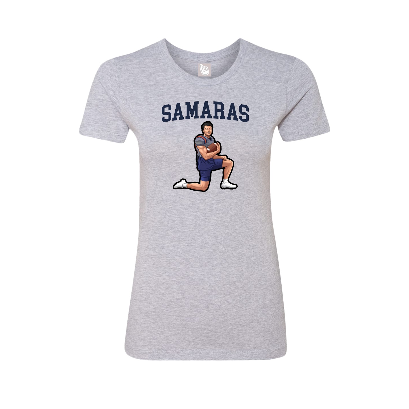 Fitted Women's Tee — Shirsey in Grey