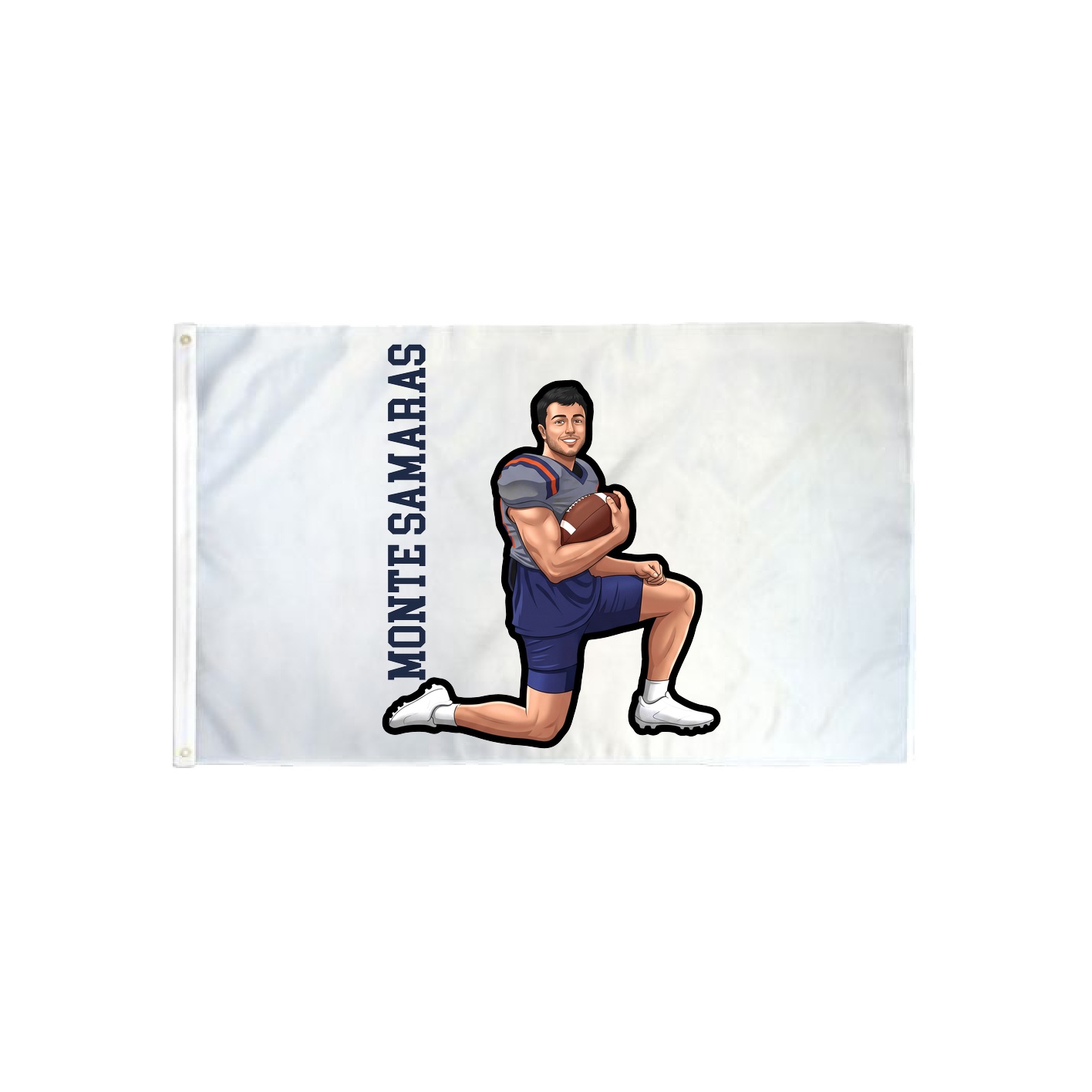 3x5 Flag — Name Vertical in Classic