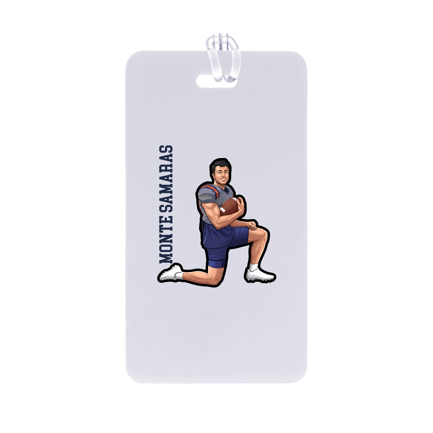 Bag Tag — Name Vertical in Classic
