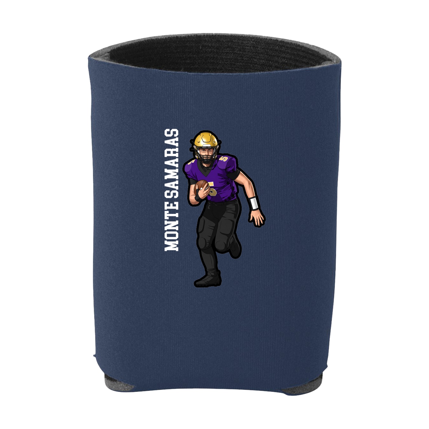 Can Holder — Name Vertical in Navy