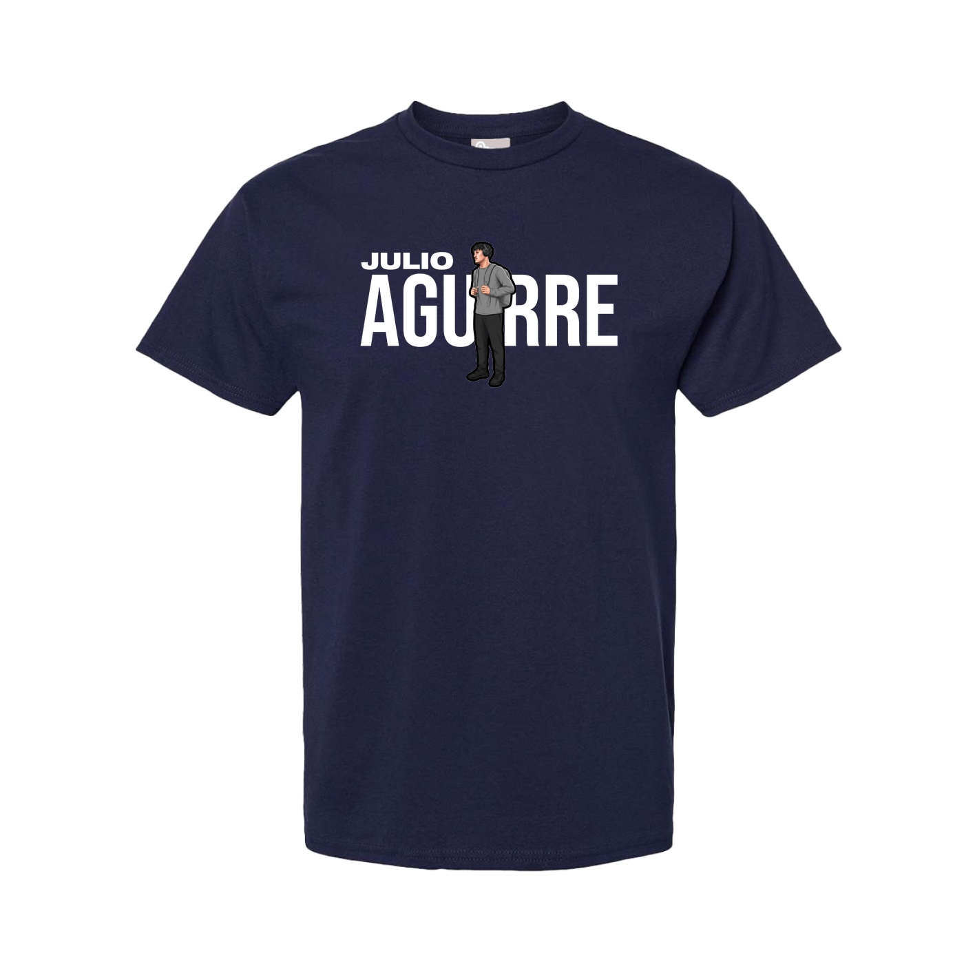 Youth Tee — Player Name in Navy
