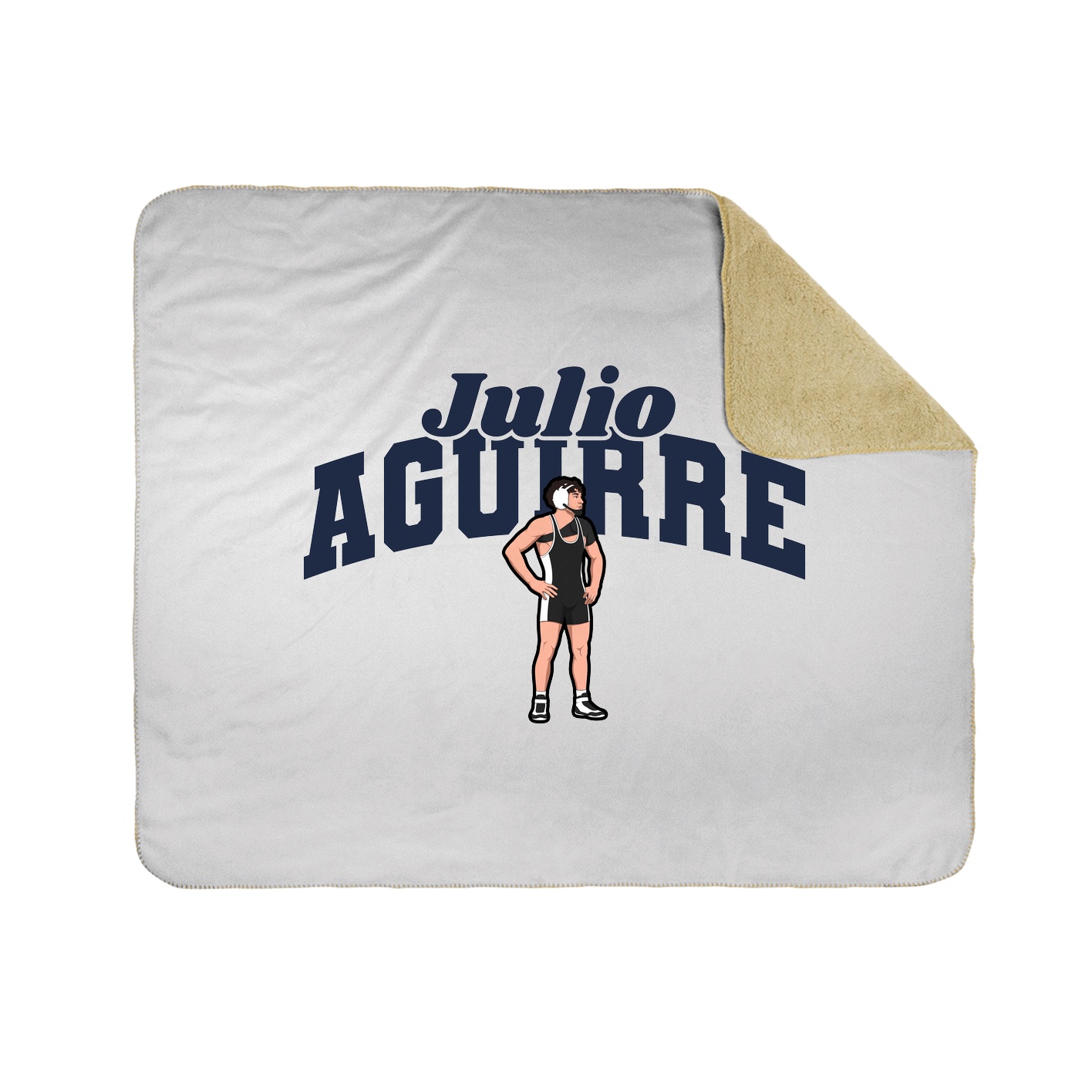 Throw Blanket — Signature Arch in White