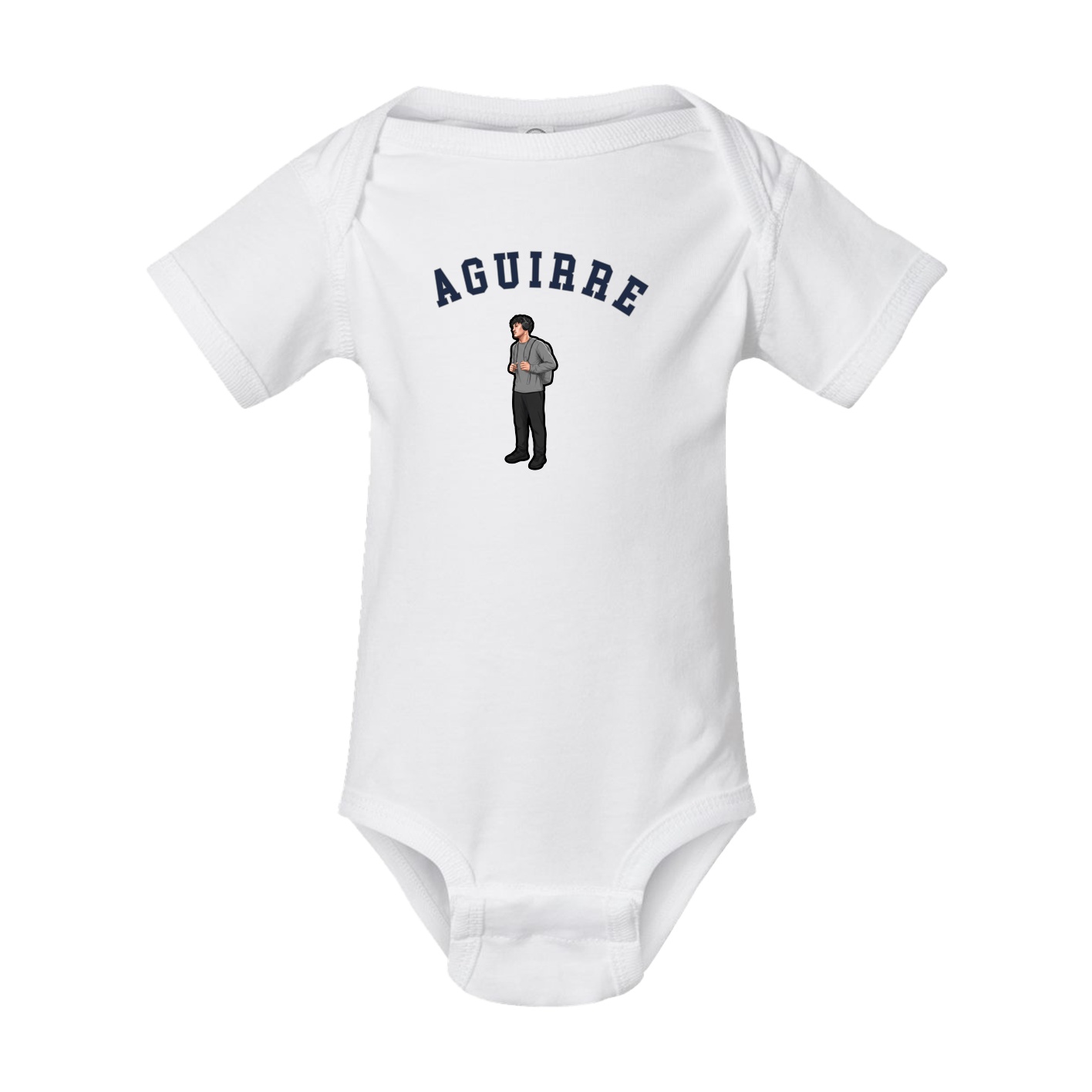 Baby Onesie — Shirsey Arch in White