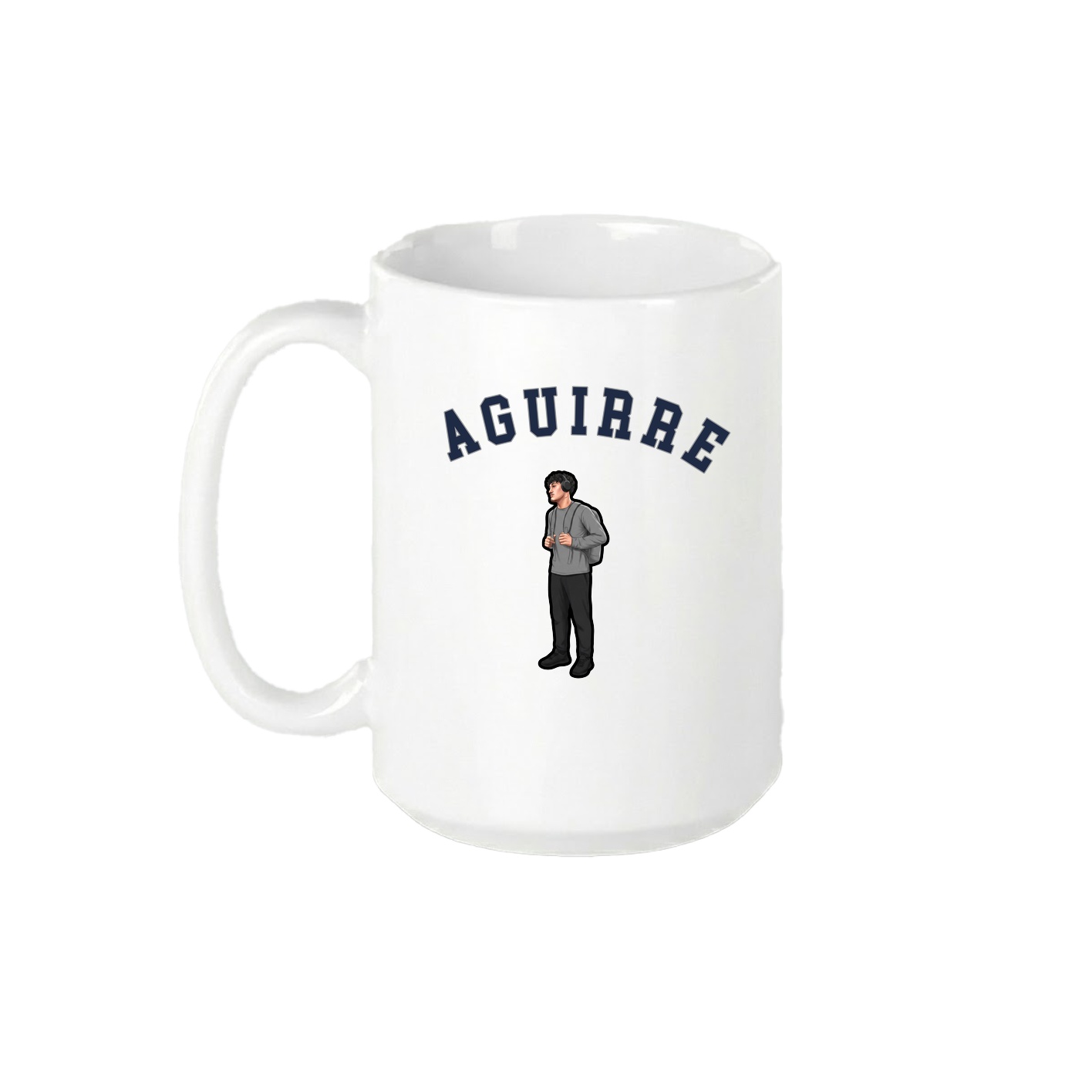15oz Coffee Mug — Shirsey Arch in White