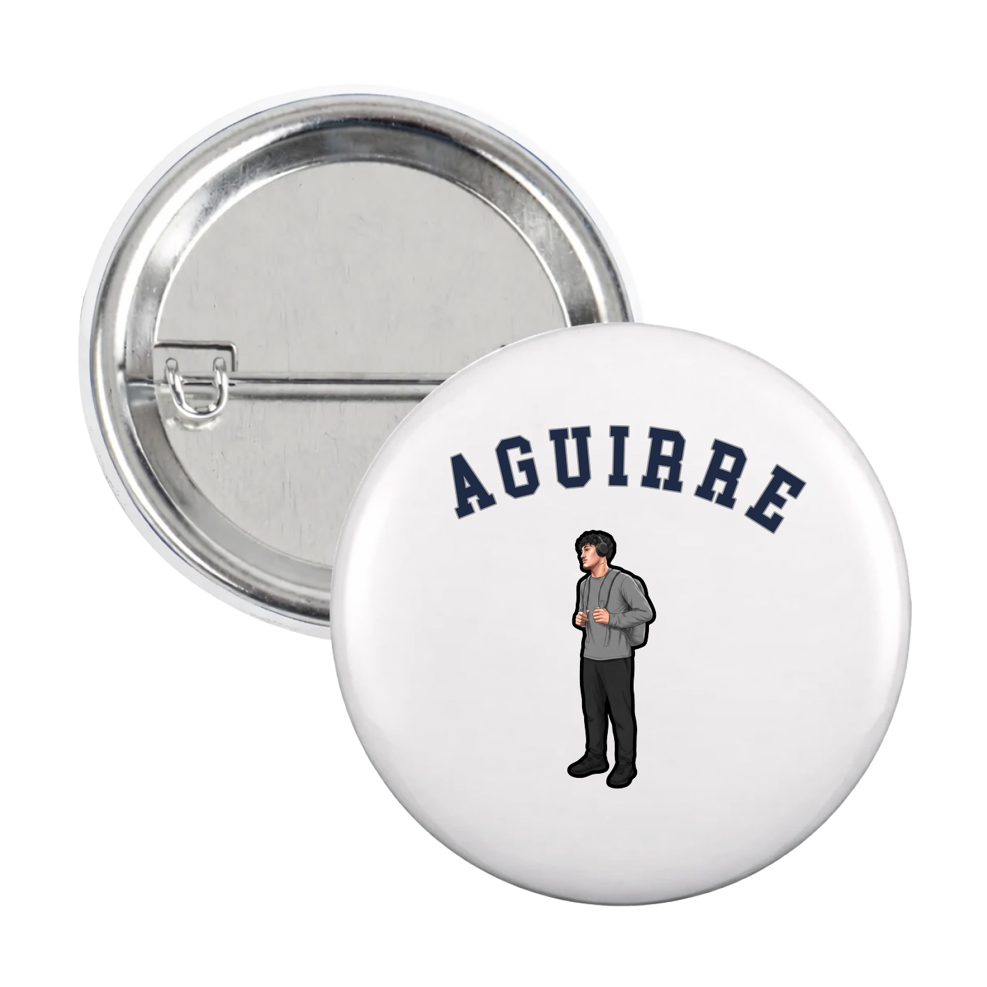 Game Day Button — Shirsey Arch in White