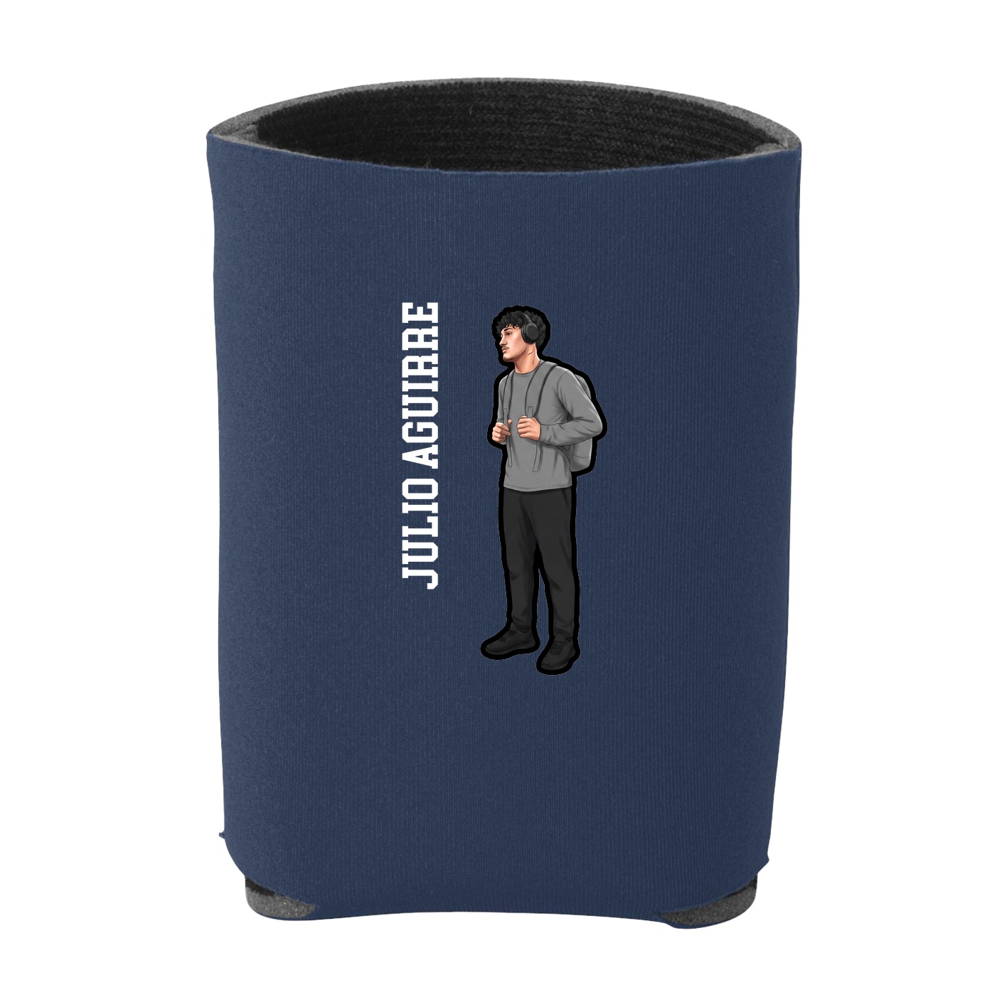 Can Holder — Name Vertical in Navy