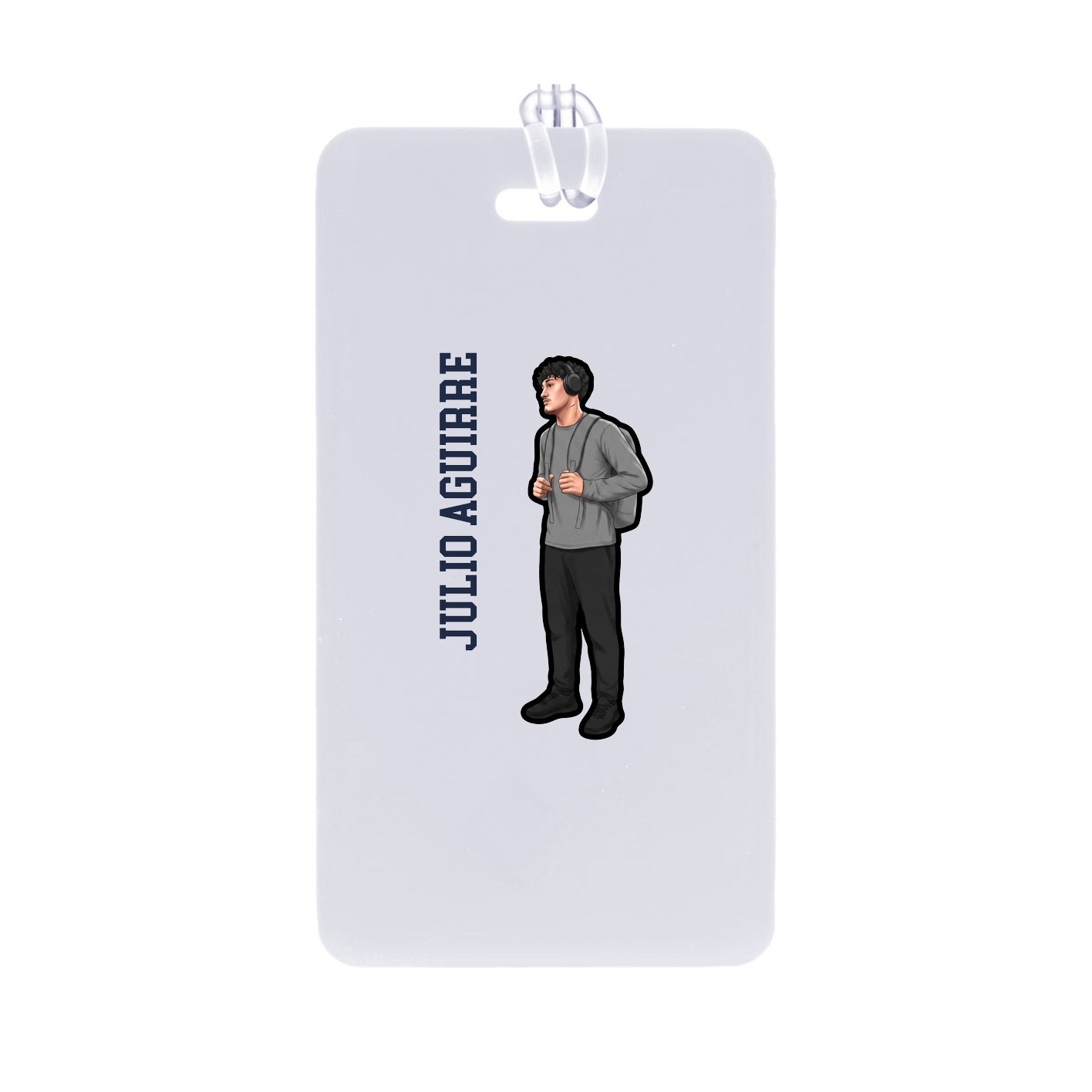 Bag Tag — Name Vertical in Classic