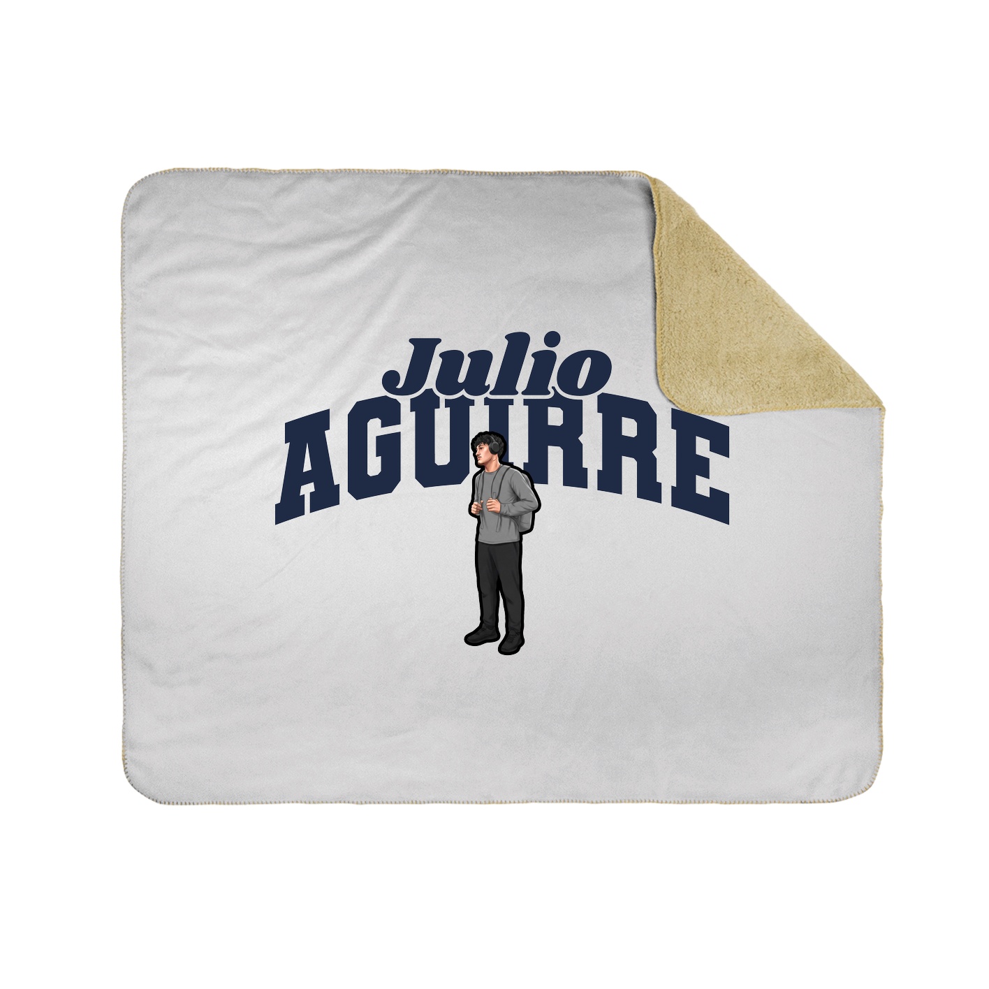 Throw Blanket — Signature Arch in White