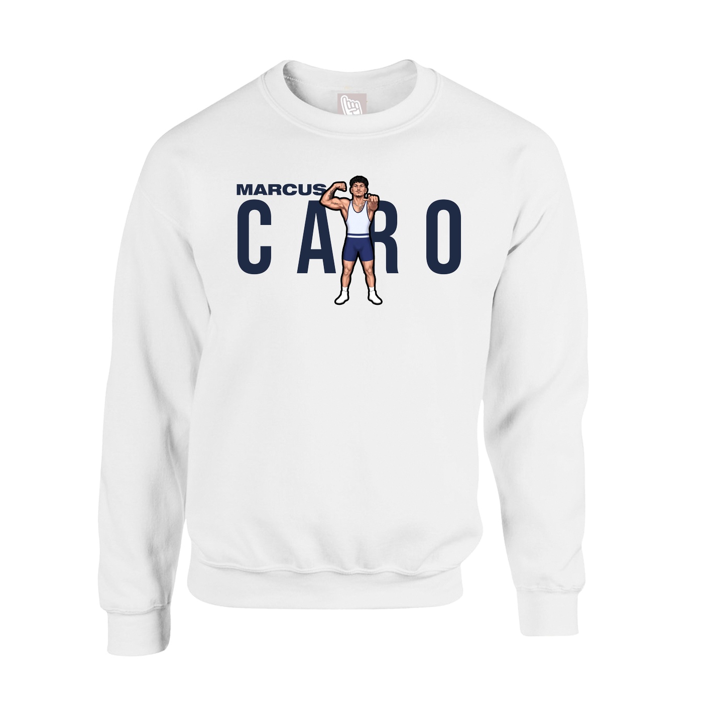 Fleece Crew — Player Name in White
