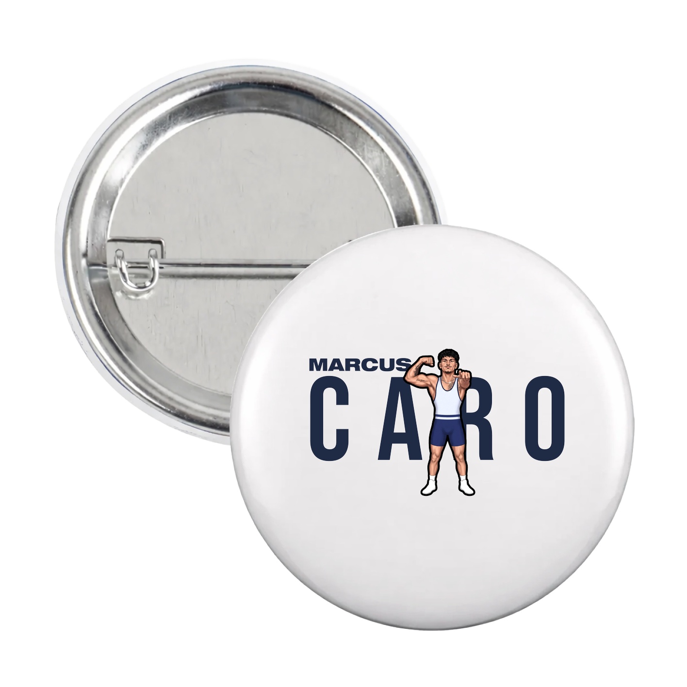 Game Day Button — Player Name in White