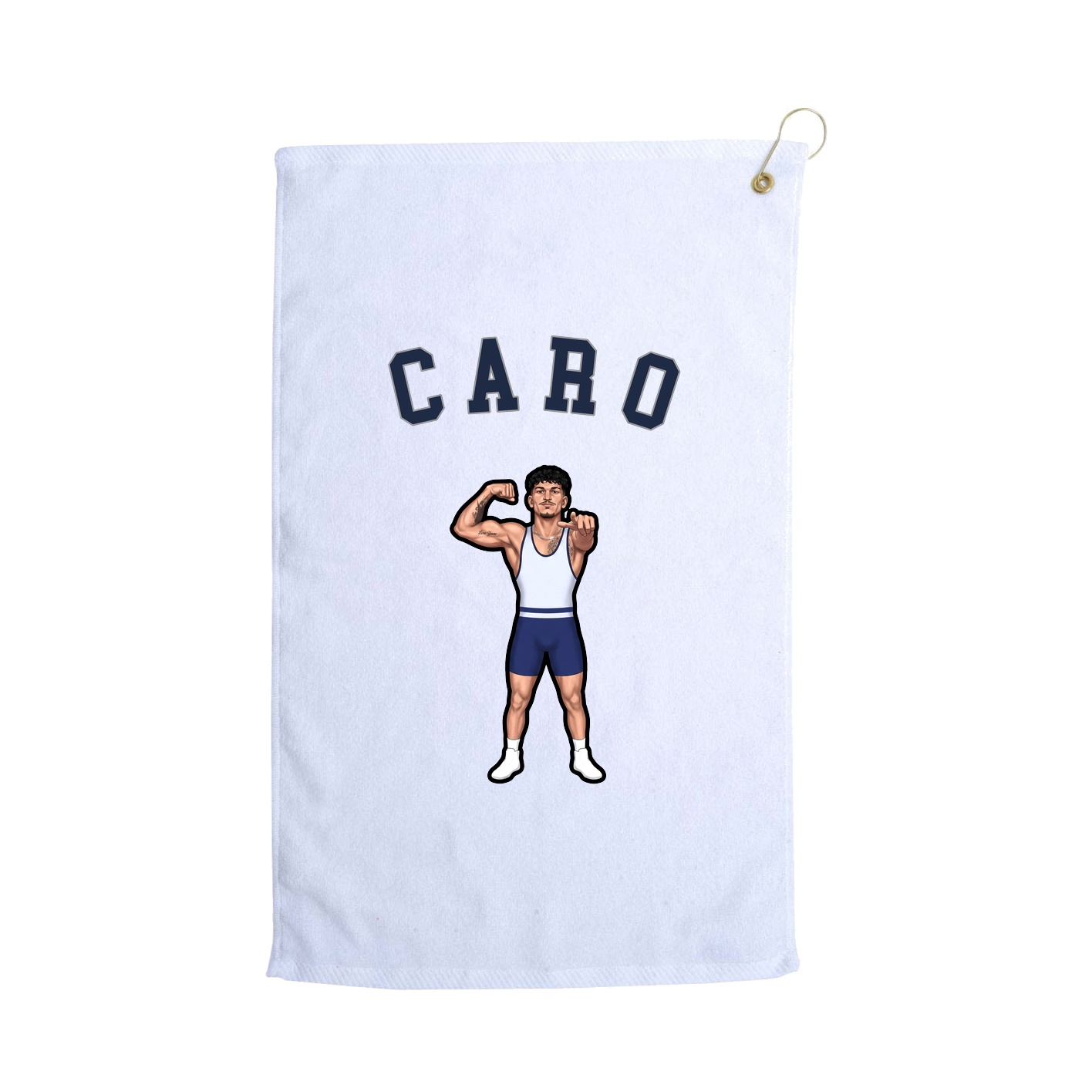 Golf Towel — Shirsey Arch in White