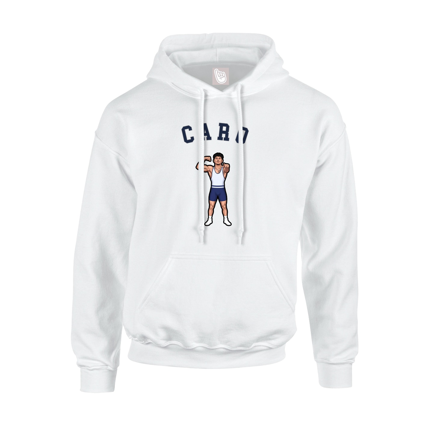 Hoodie — Shirsey Arch in White