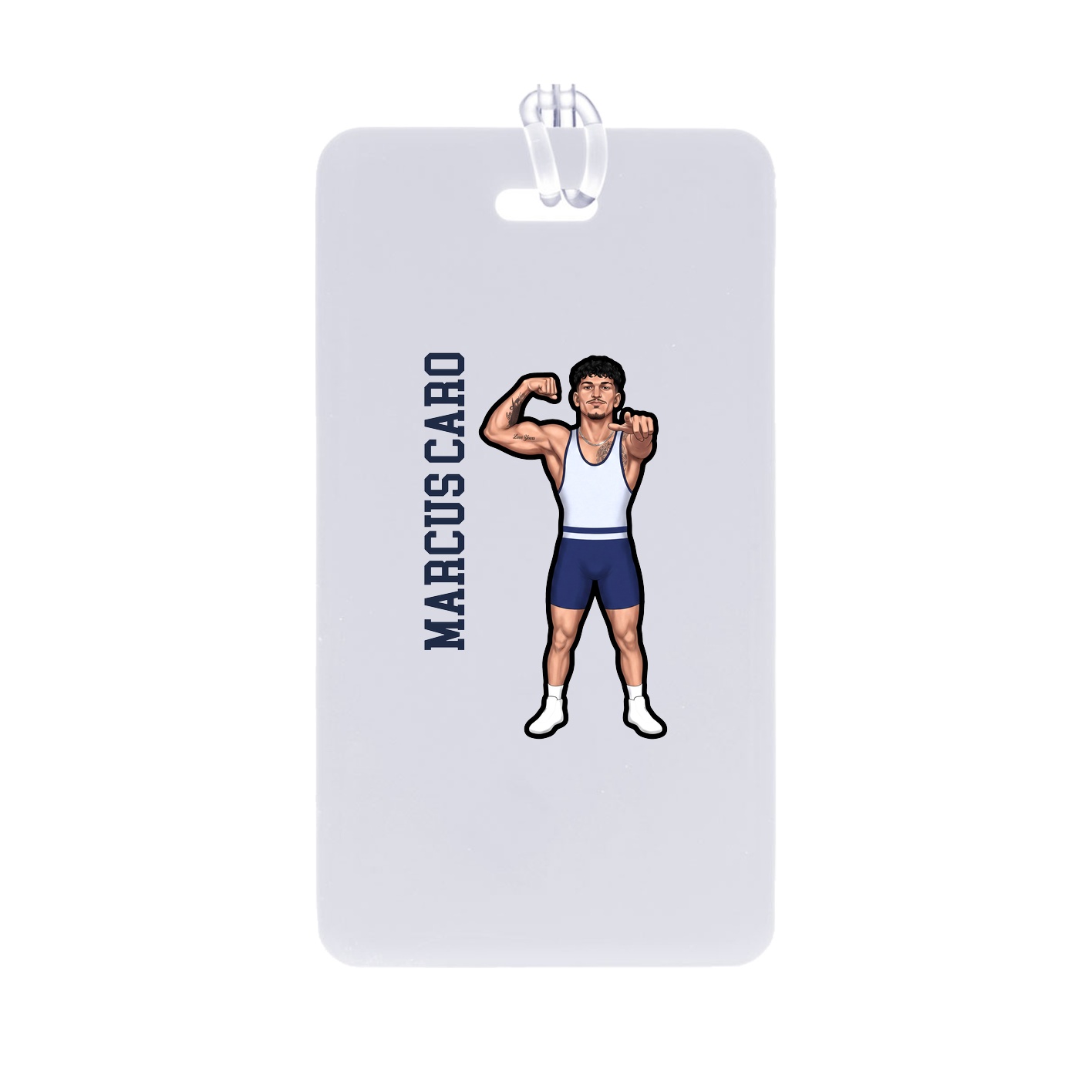 Bag Tag — Name Vertical in Classic