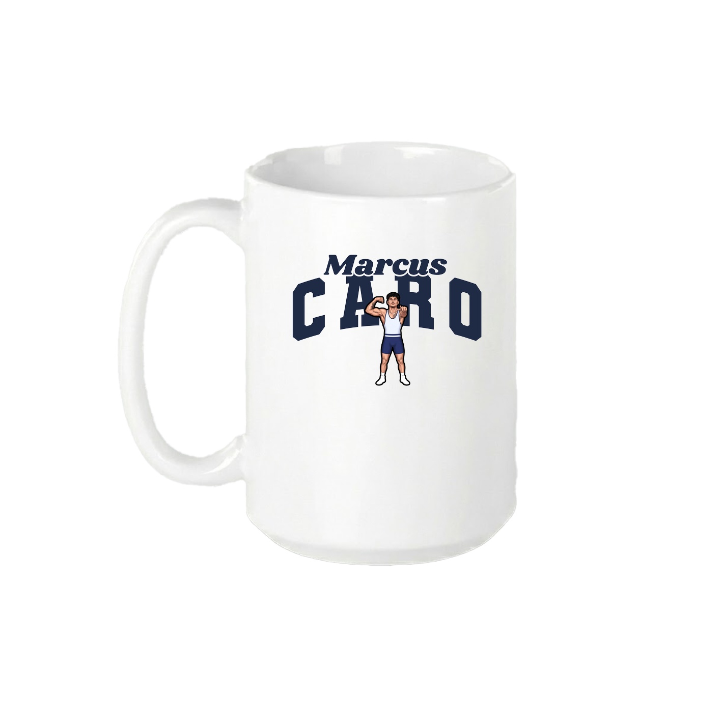 15oz Coffee Mug — Signature Arch in White