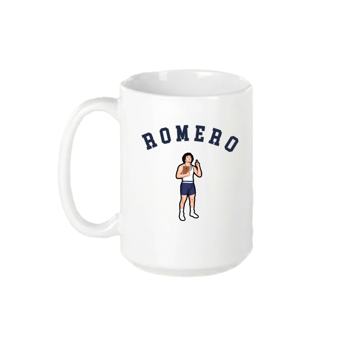15oz Coffee Mug — Shirsey Arch in White