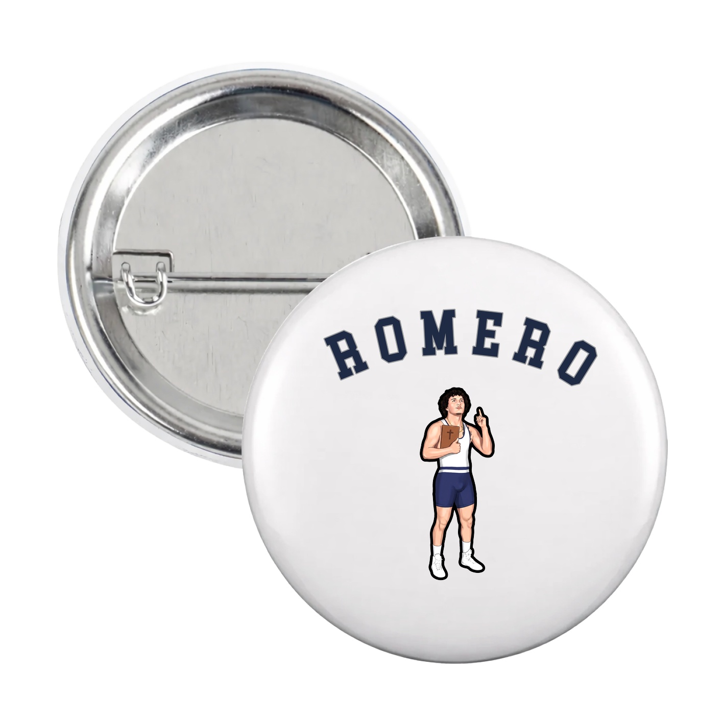 Game Day Button — Shirsey Arch in White