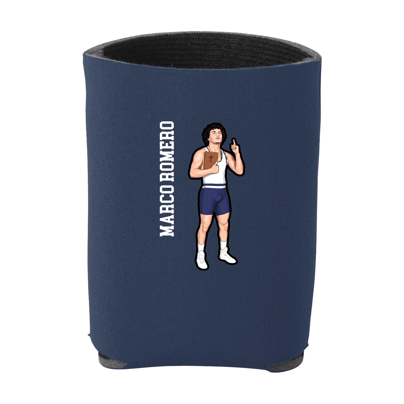 Can Holder — Name Vertical in Navy