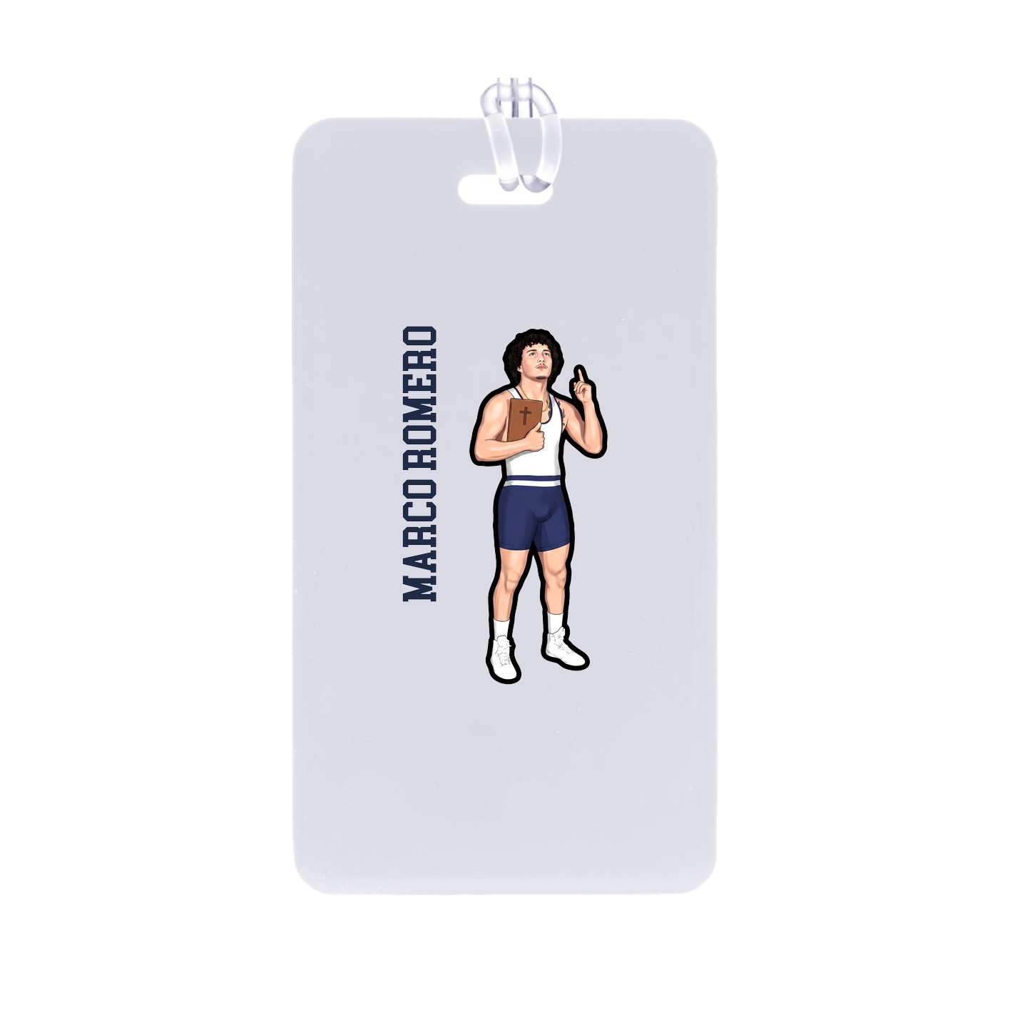 Bag Tag — Name Vertical in Classic