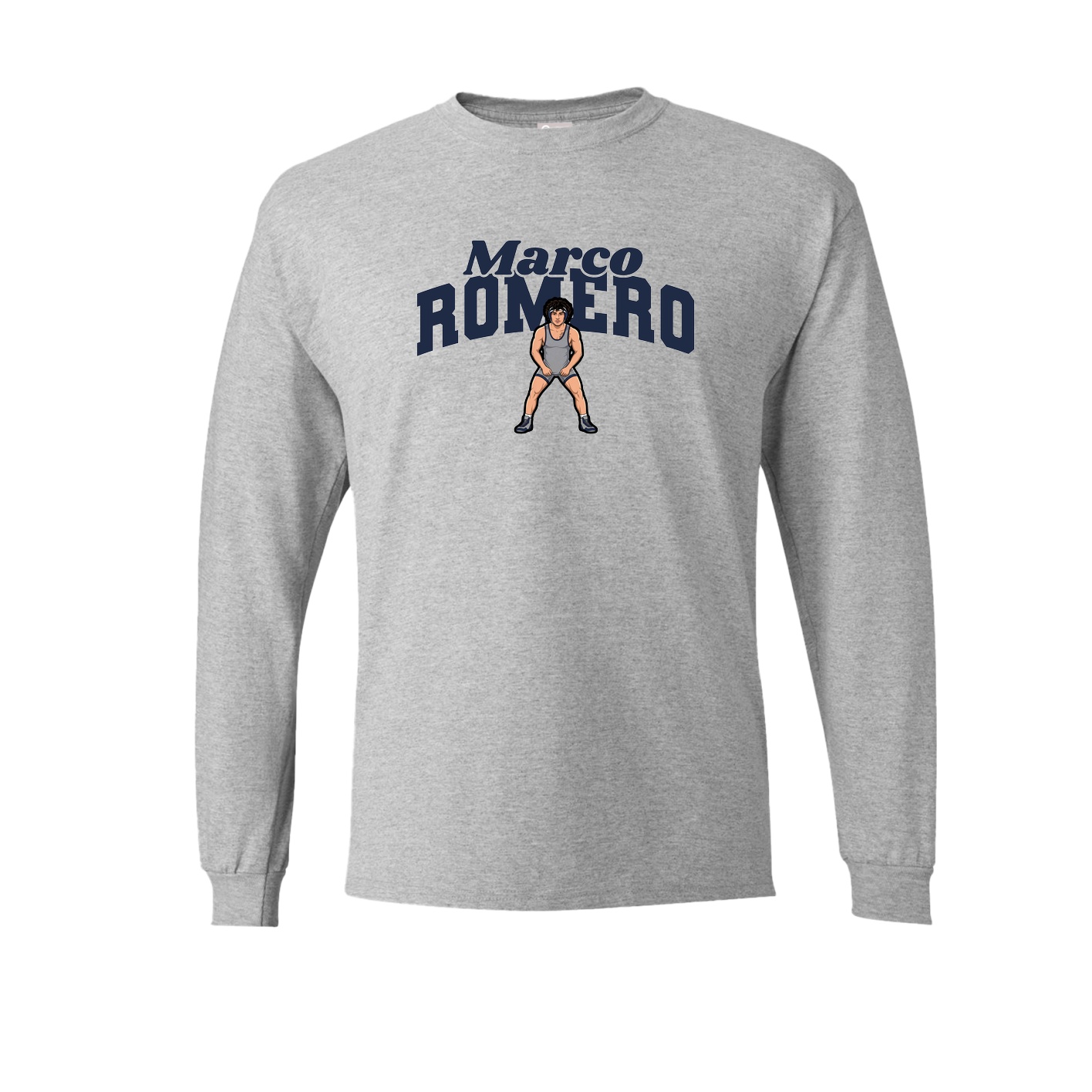 Long Sleeve Tee — Signature Arch in Grey