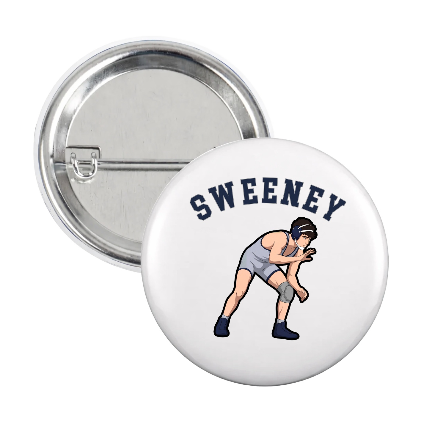 Game Day Button — Shirsey Arch in White