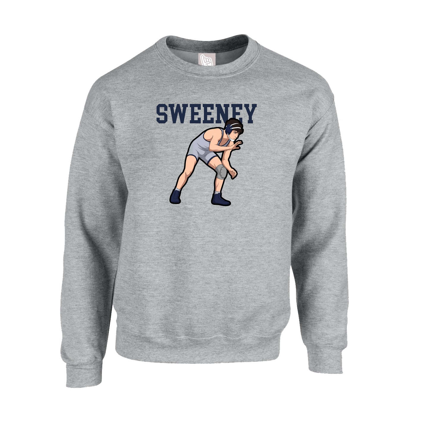 Fleece Crew — Shirsey in Grey