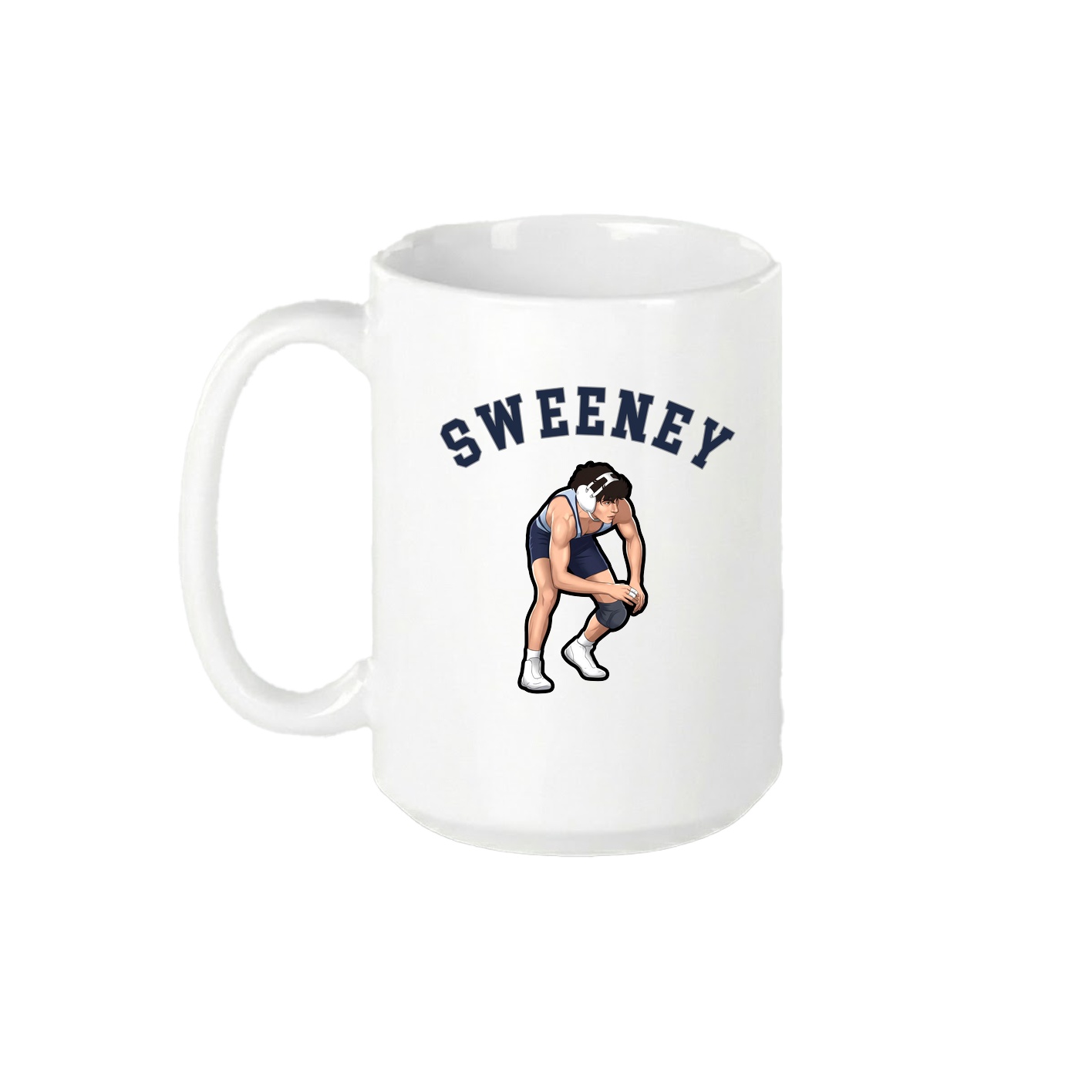 15oz Coffee Mug — Shirsey Arch in White