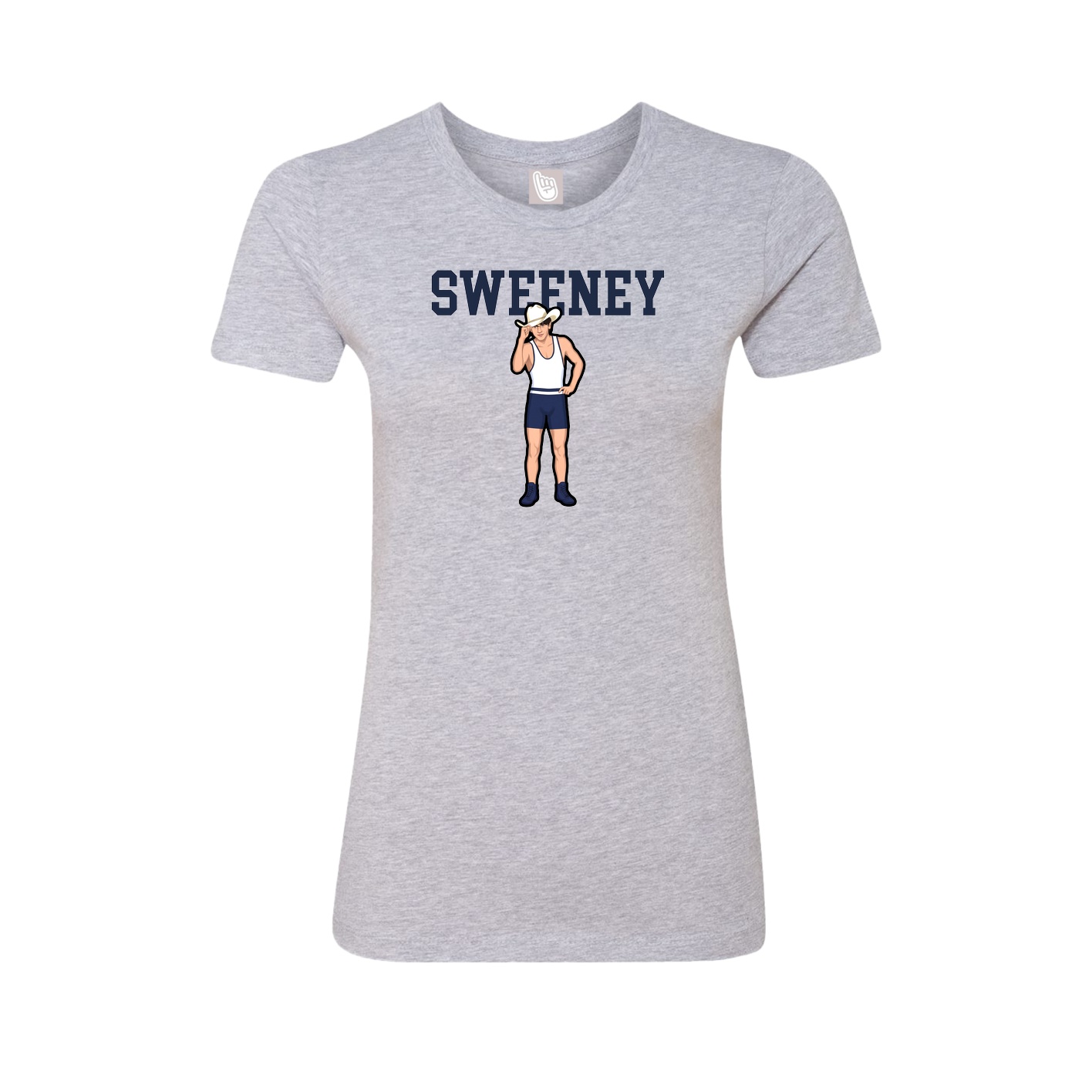 Fitted Women's Tee — Shirsey in Grey
