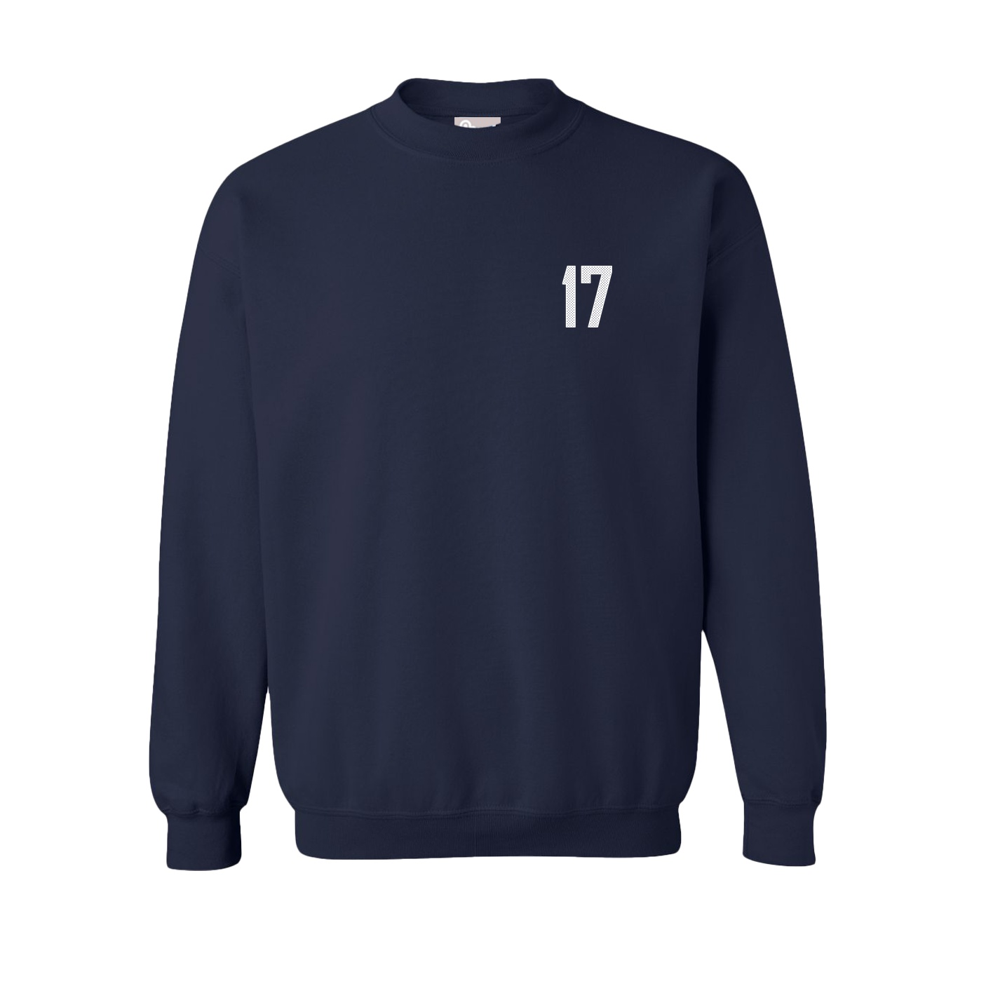 Fleece Crew — Front Shirsy in Navy